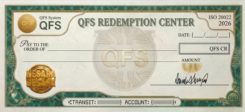 QFS Gold Redemption Check - NESARA GESARA